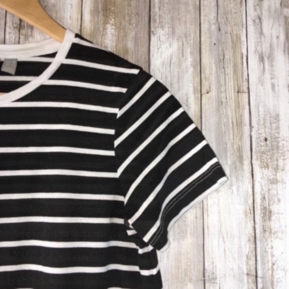 ASOS Black Striped Tee - Picture 4 of 4